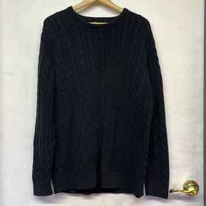 Mens size XL Navy Blue knit sweater